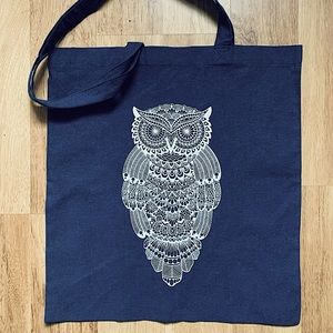 Mandala Owl Reusable shopping bag